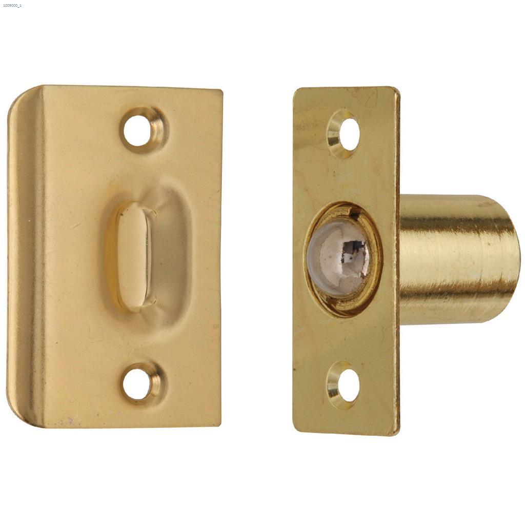 1" x 2" x 3/16" Brass Plated Ball Catch