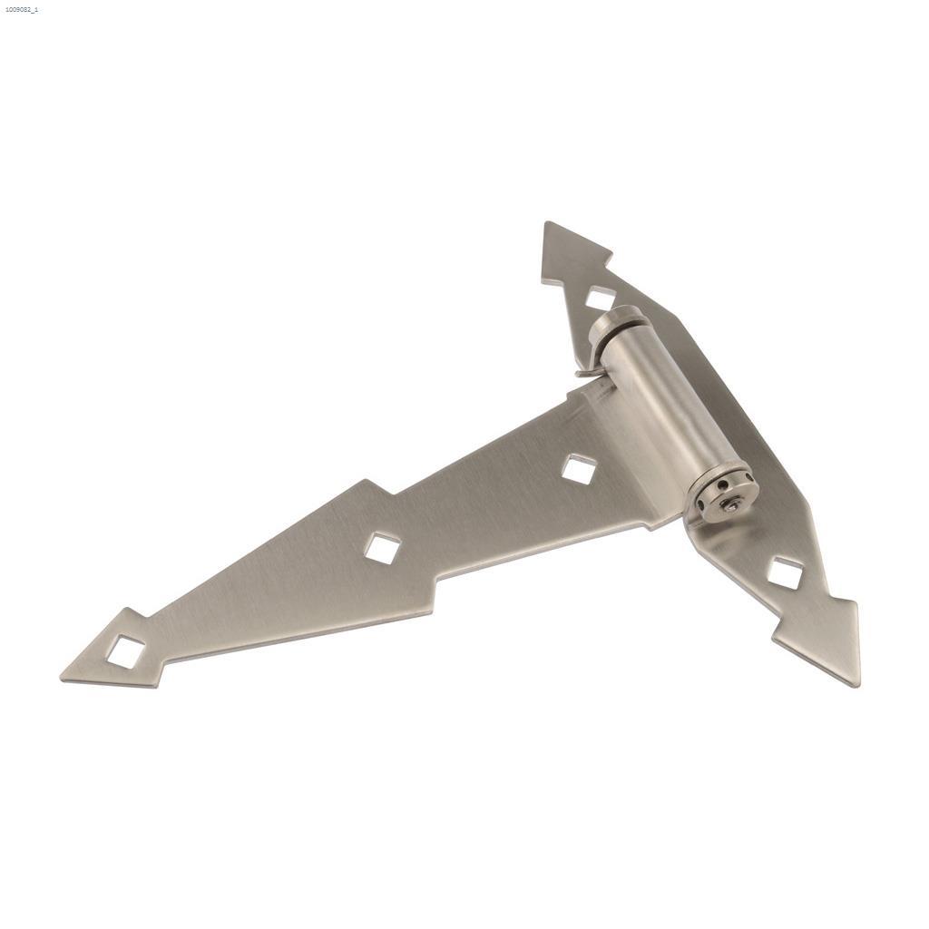 8" Stainless Steel Ornamental T-Gate Hinge-2/Pack