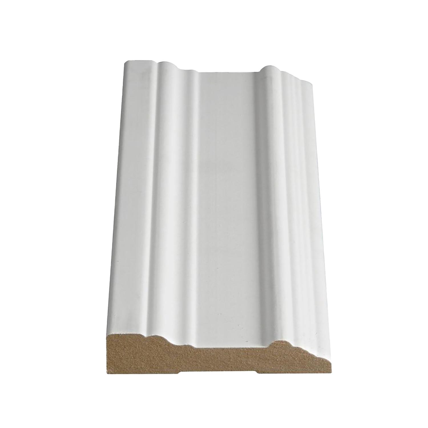 3-1/2" x 3/4" x 16' Primed MDF Primed Casing Beaded Moulding
