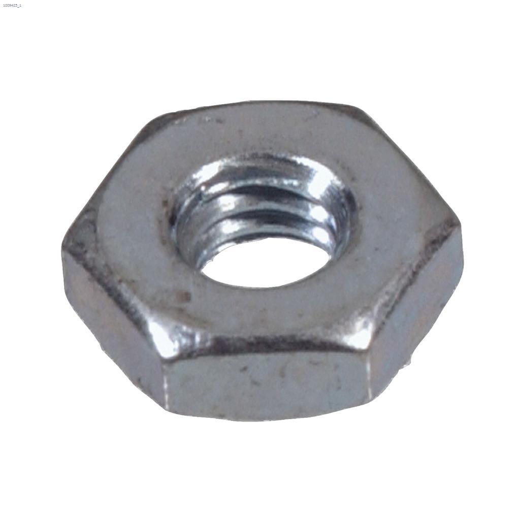 #6-32 Zinc Plated Hex Machine Screw Nut