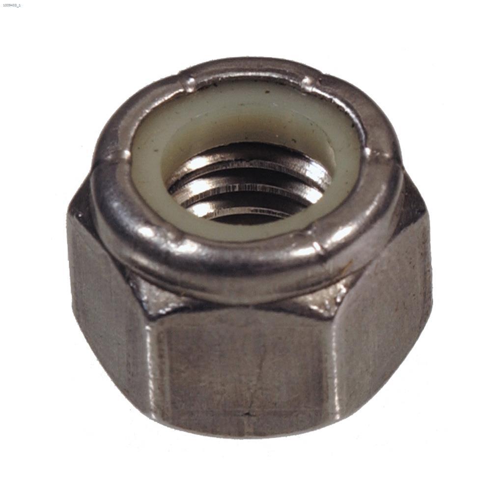 5/16-18 Zinc Plated Stop Lock Nut
