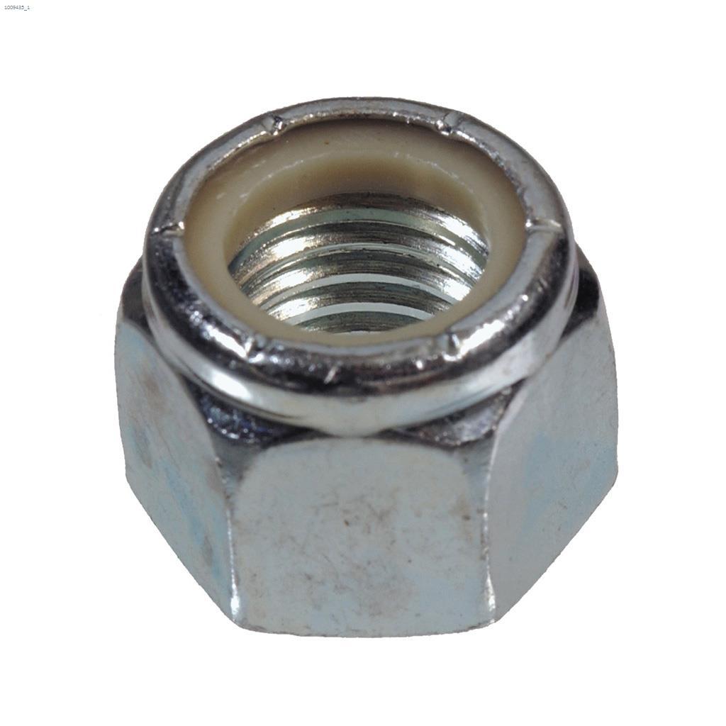 1/2-13 Zinc Plated Stop Lock Nut
