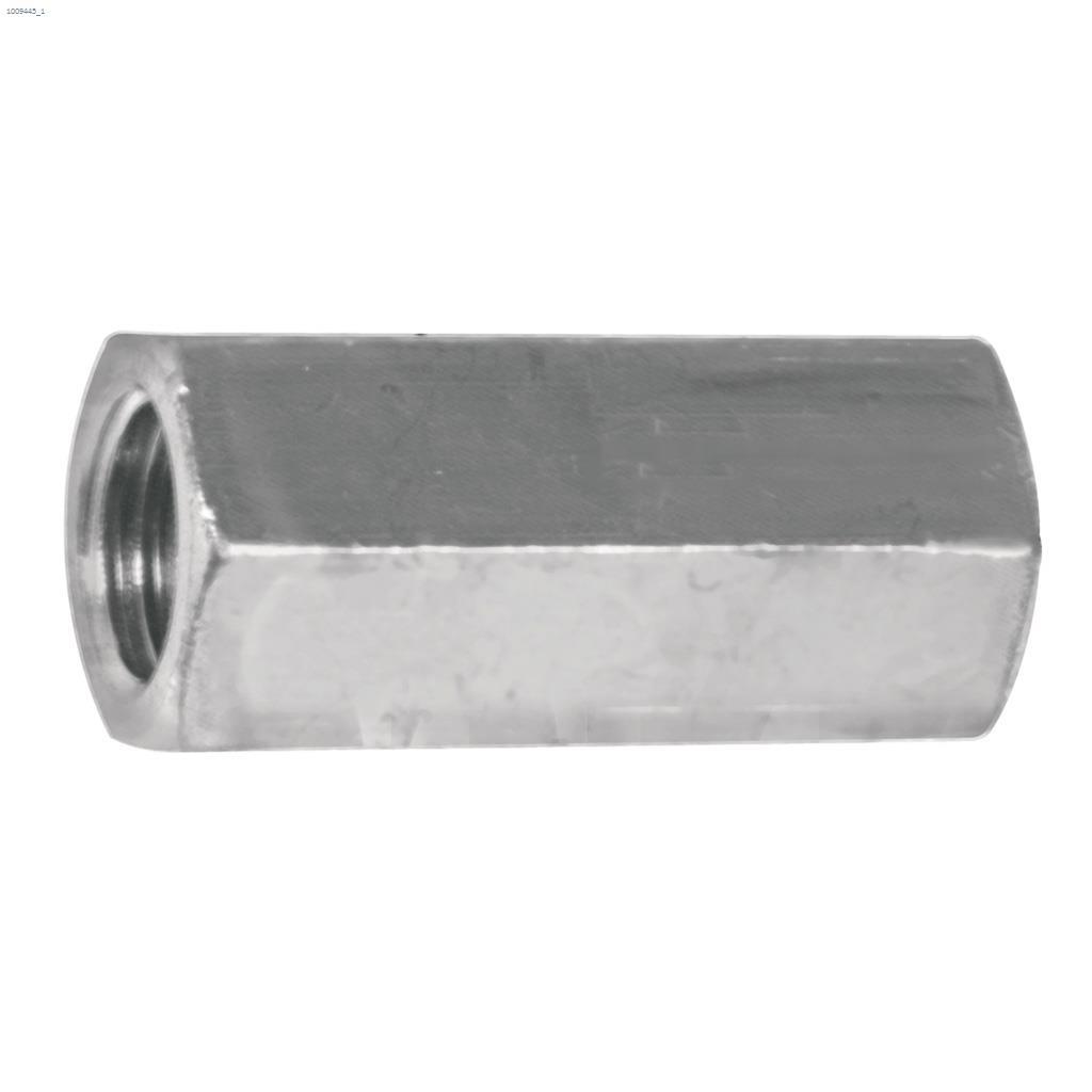 3/8-16 Zinc Plated Coupling Regular Nut-2/Pack
