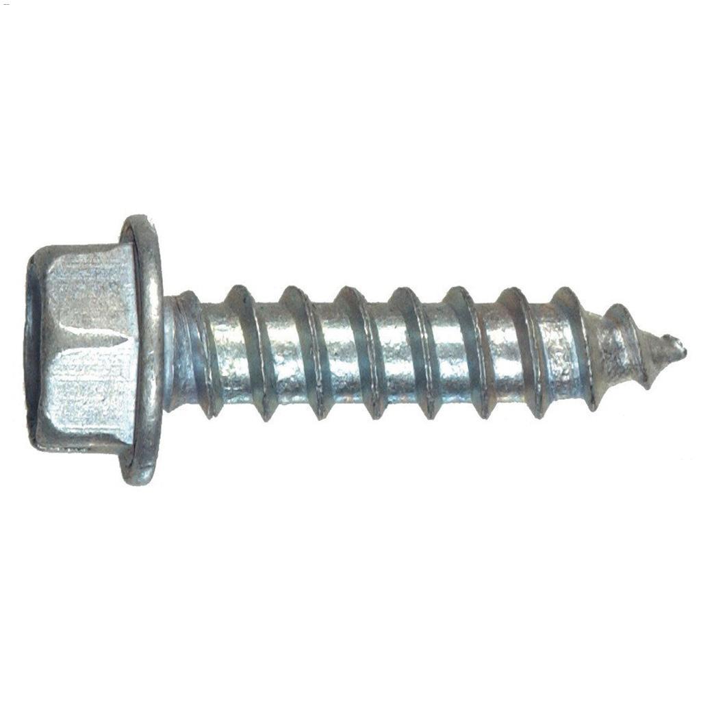 #14 x 3/4" Zinc Plated HWH Sheet Metal Screw-5/Pack