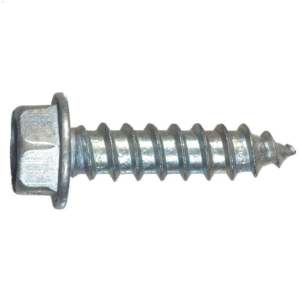 #8 x 1/2" Zinc Plated HWH Sheet Metal Screw-100/Pack