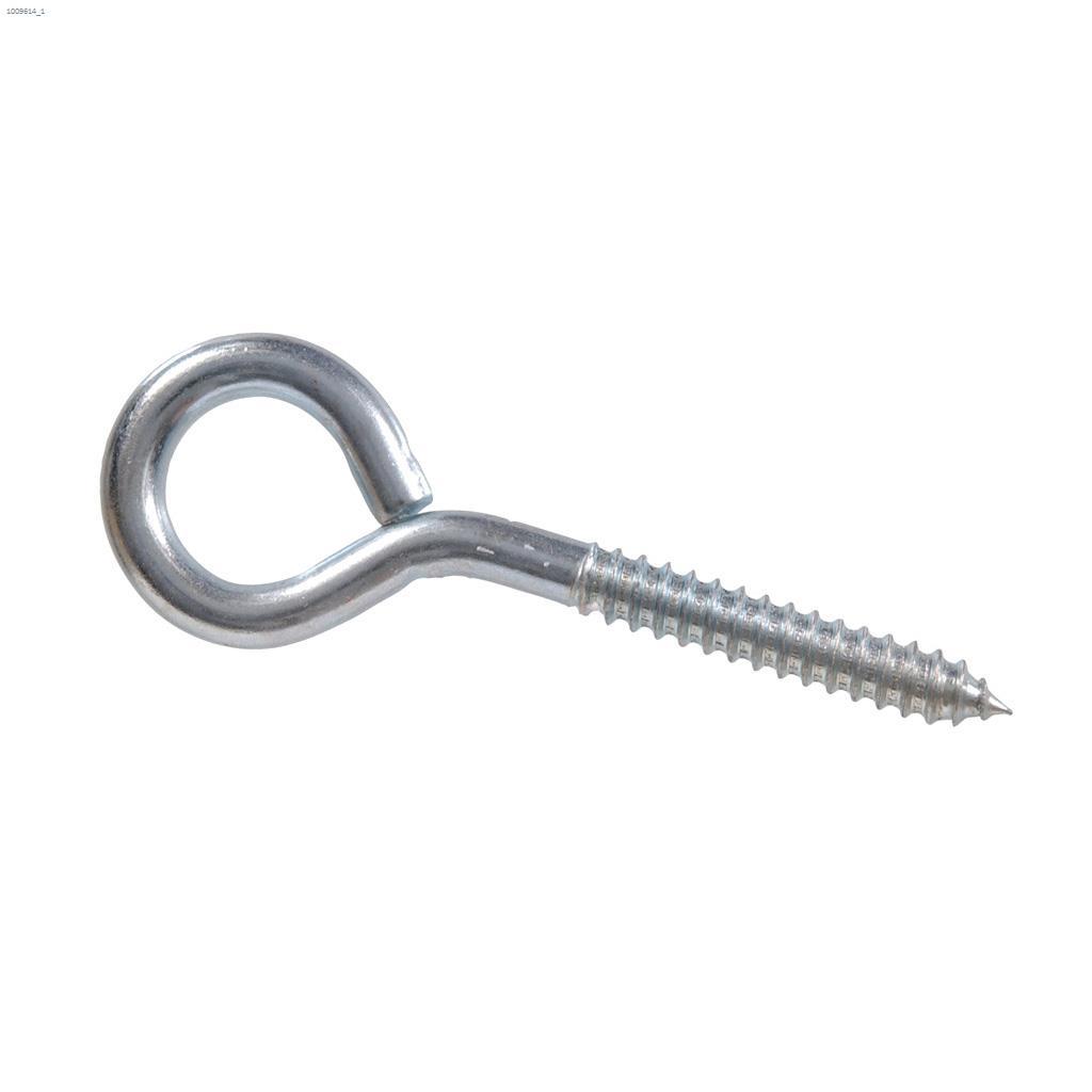 7/16" x 5-1/4" Zinc Lag Thread Eye Screw
