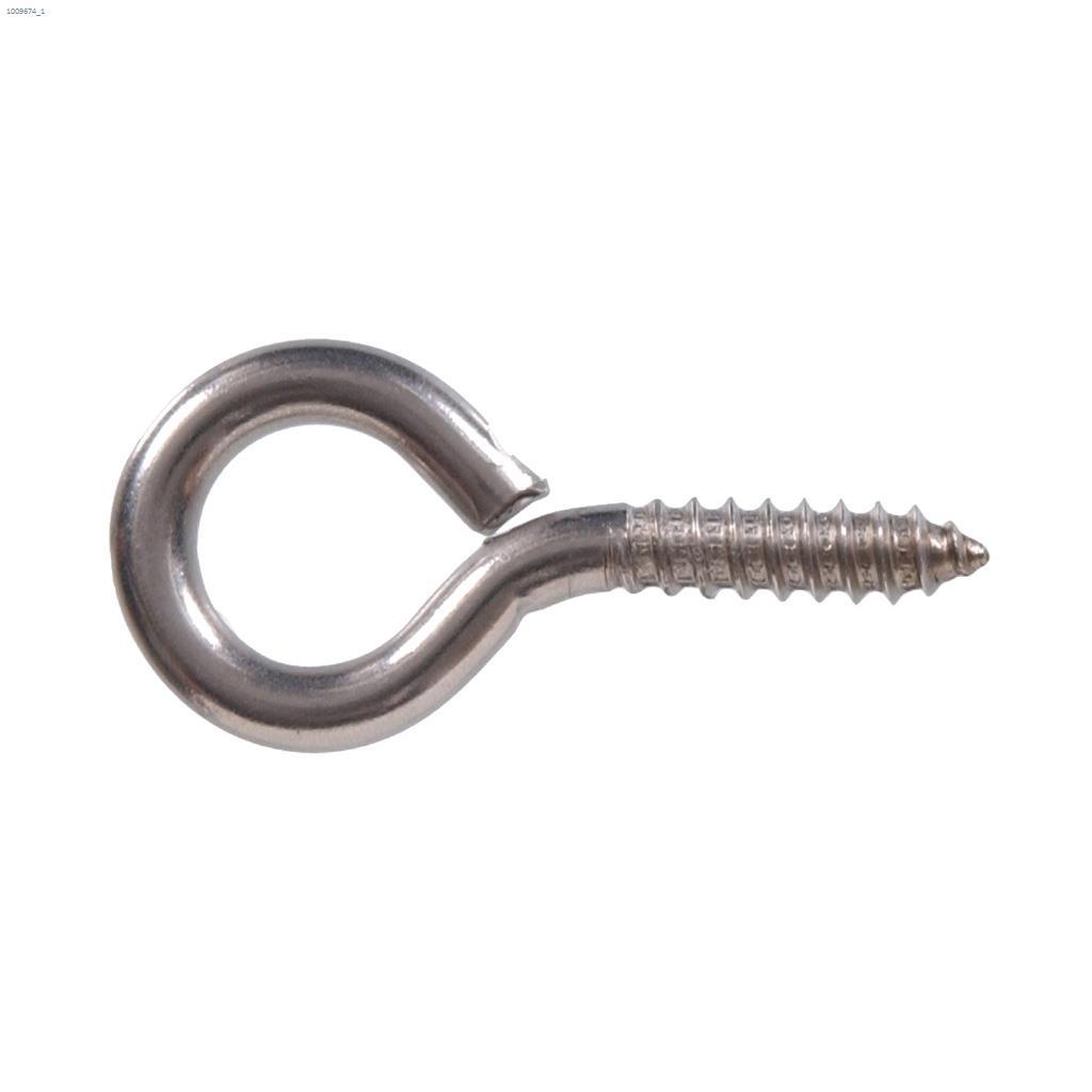 0.225" x 1-15/16" Zinc Eye Screw-4/Pack