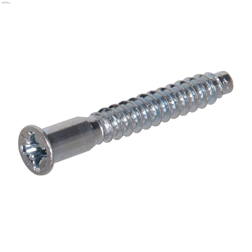 Paquet de 2 vis confirmat Phillips en zinc M5 x 50 mm