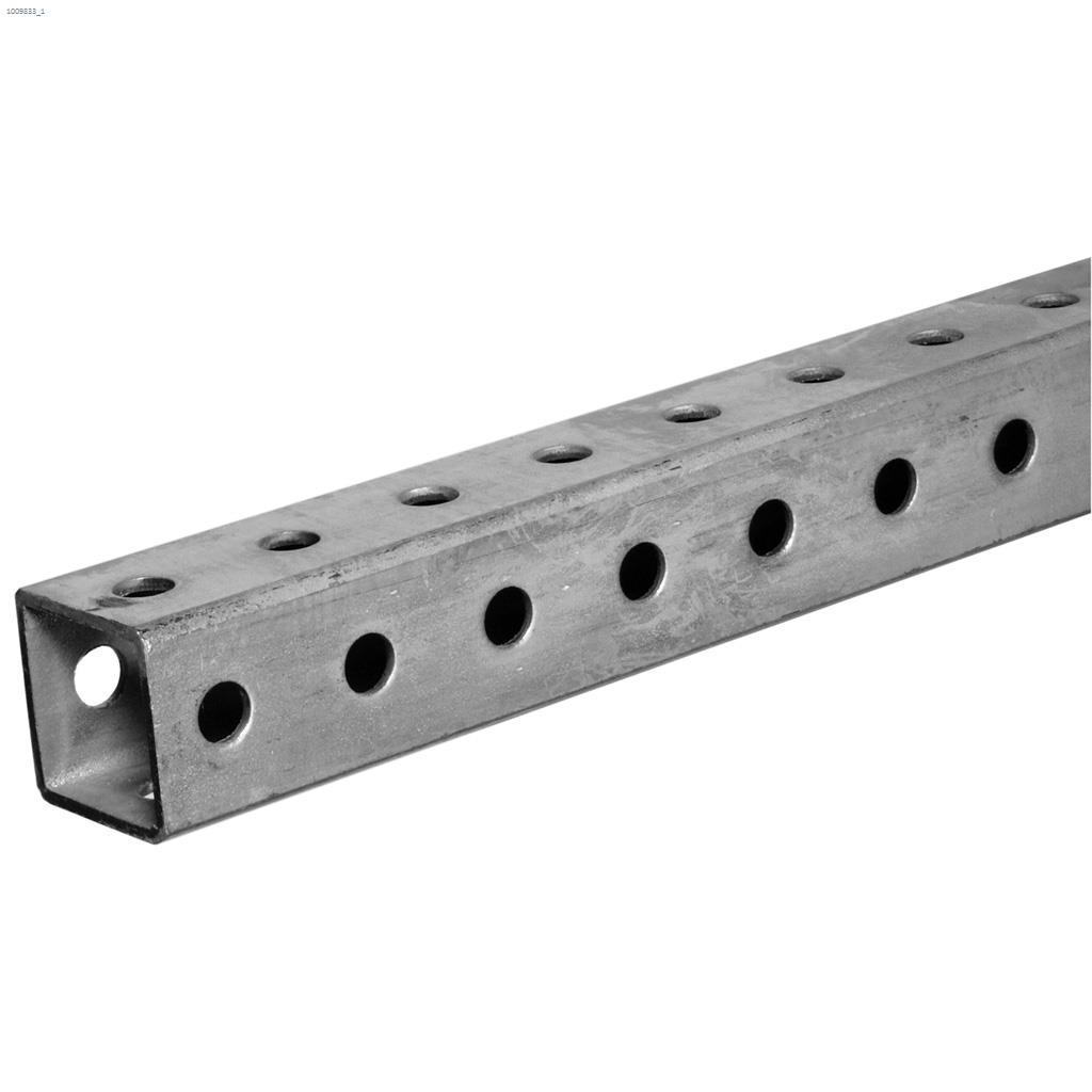 1" x 3' Low Carbon Steel Zinc Galvanized Perforated Tube