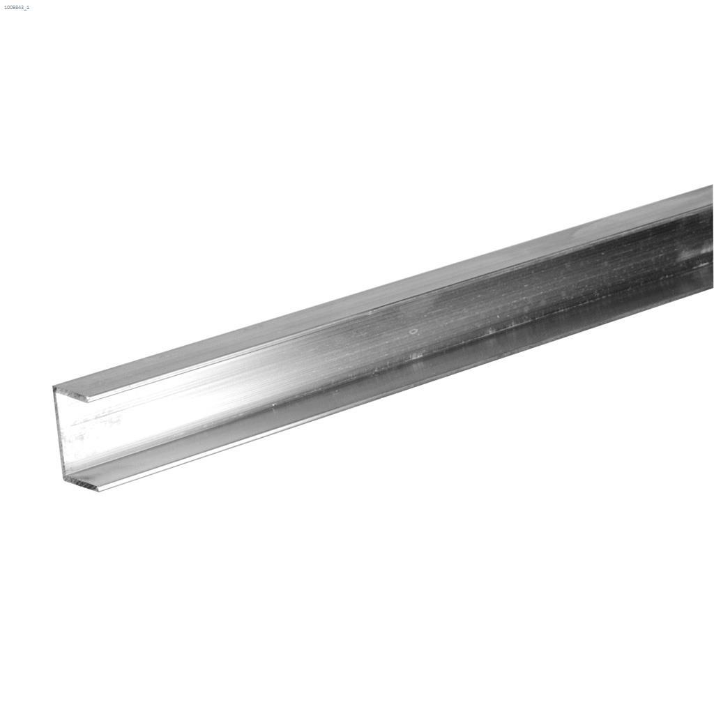 1/2" x 8' Aluminum Trim Channel