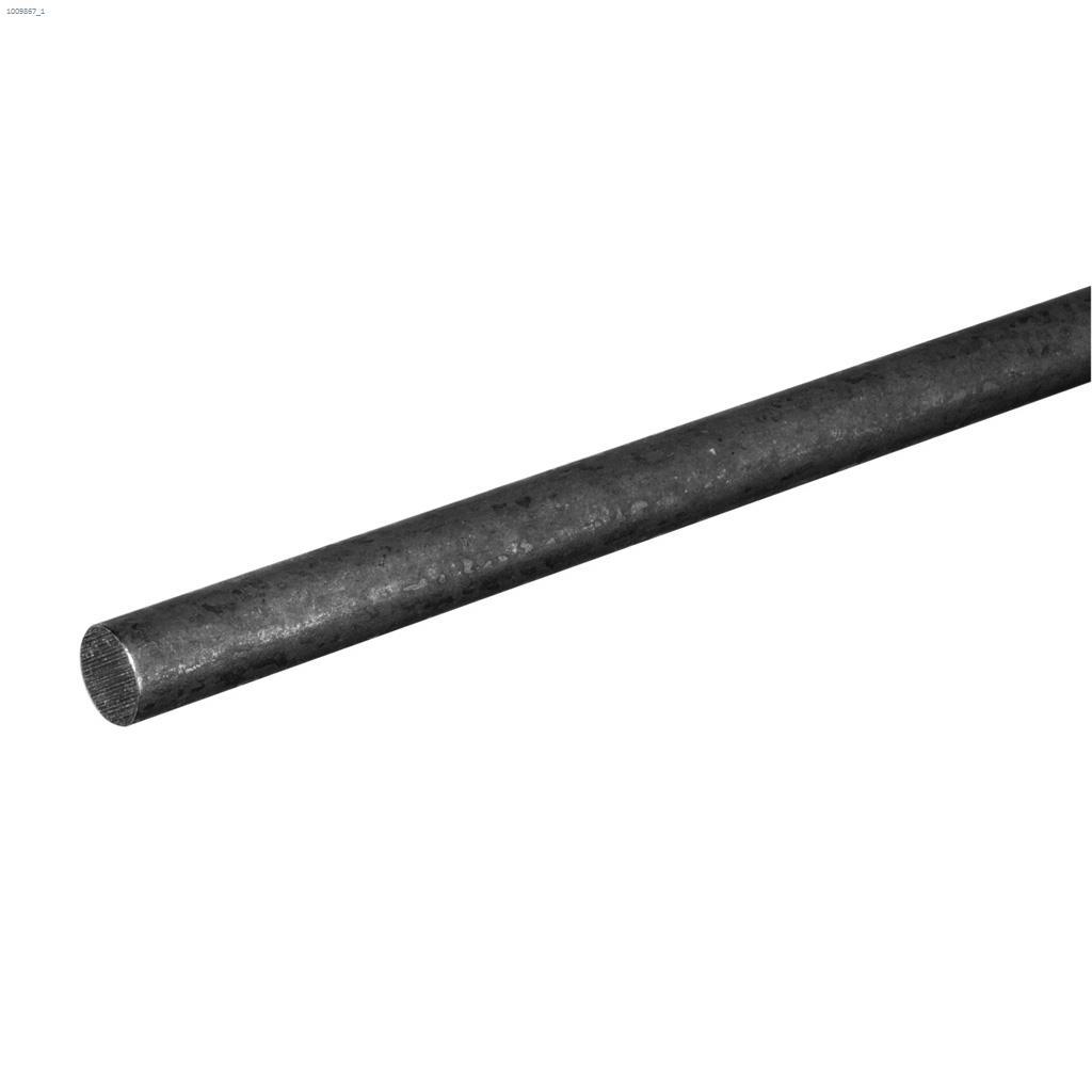 3/4" x 3' Hot Rolled Steel Plain Round Weldable Rod