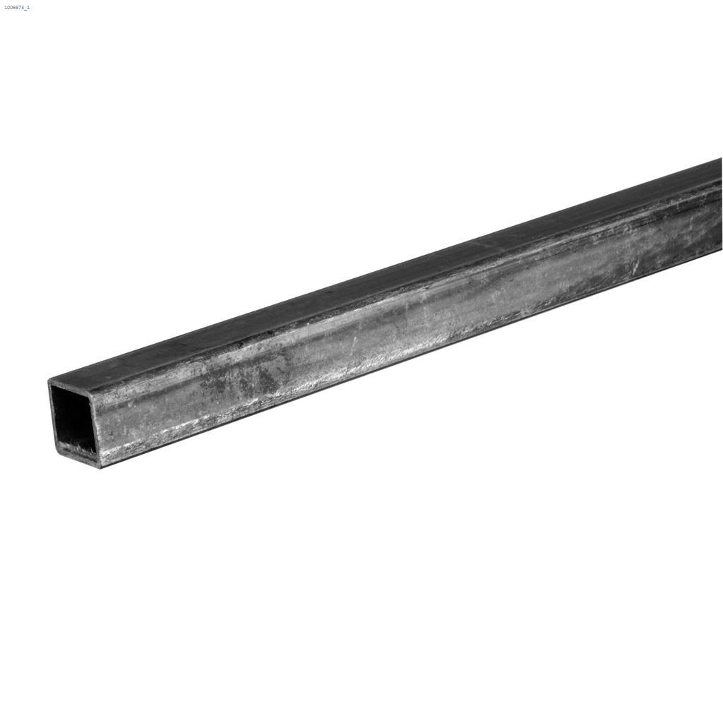 1/2" x 4' Low Carbon Steel Plain Square Weldable Tube