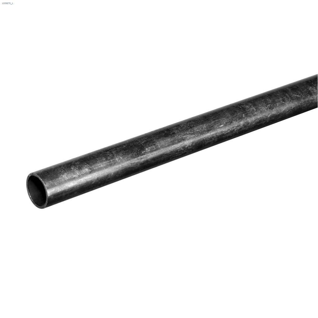 1/2" x 3' Low Carbon Steel Plain Round Weldable Tube