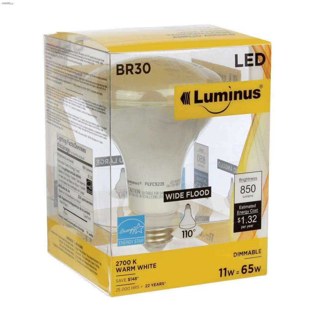 Ampoule DEL 11 Watt E26 BR30
