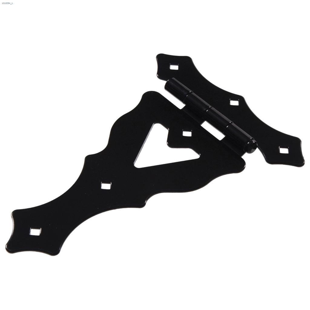 10" Black Ornamental T-Gate Hinge
