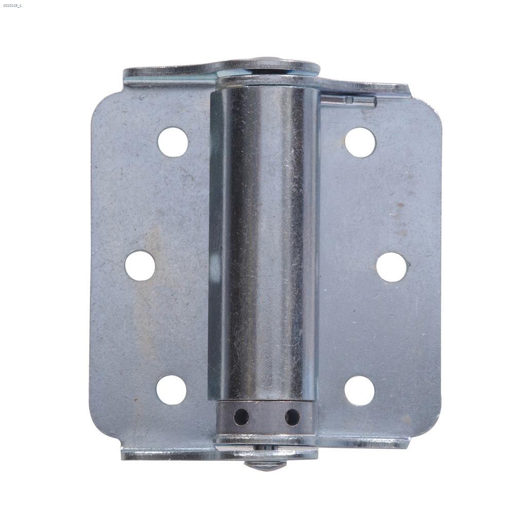 3" Zinc Plated Adjustable Screen Door Spring Hinge-2/Pack