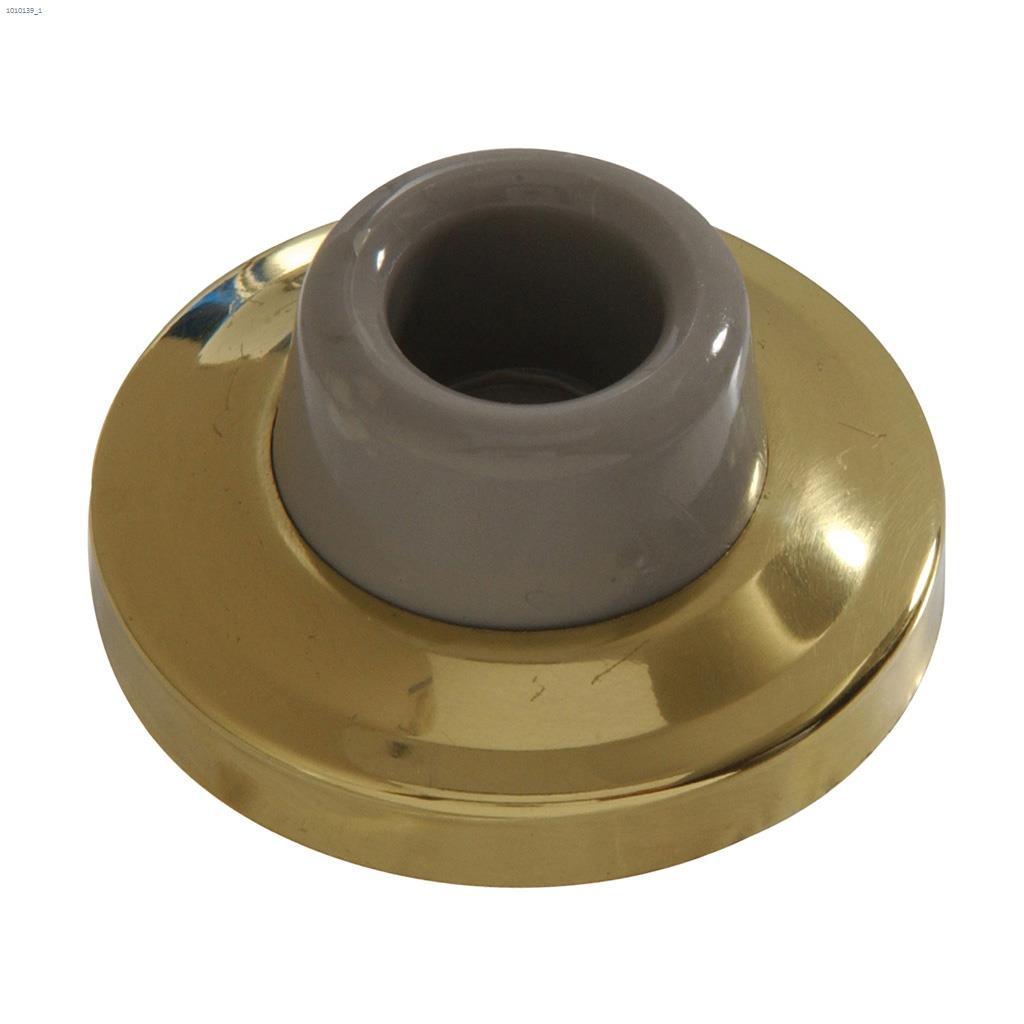 2-3/8" Solid Brass/Bright Brass Door Stop