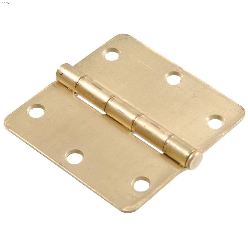 3" Satin Brass Full-Mortise Residential Door Butt Hinge