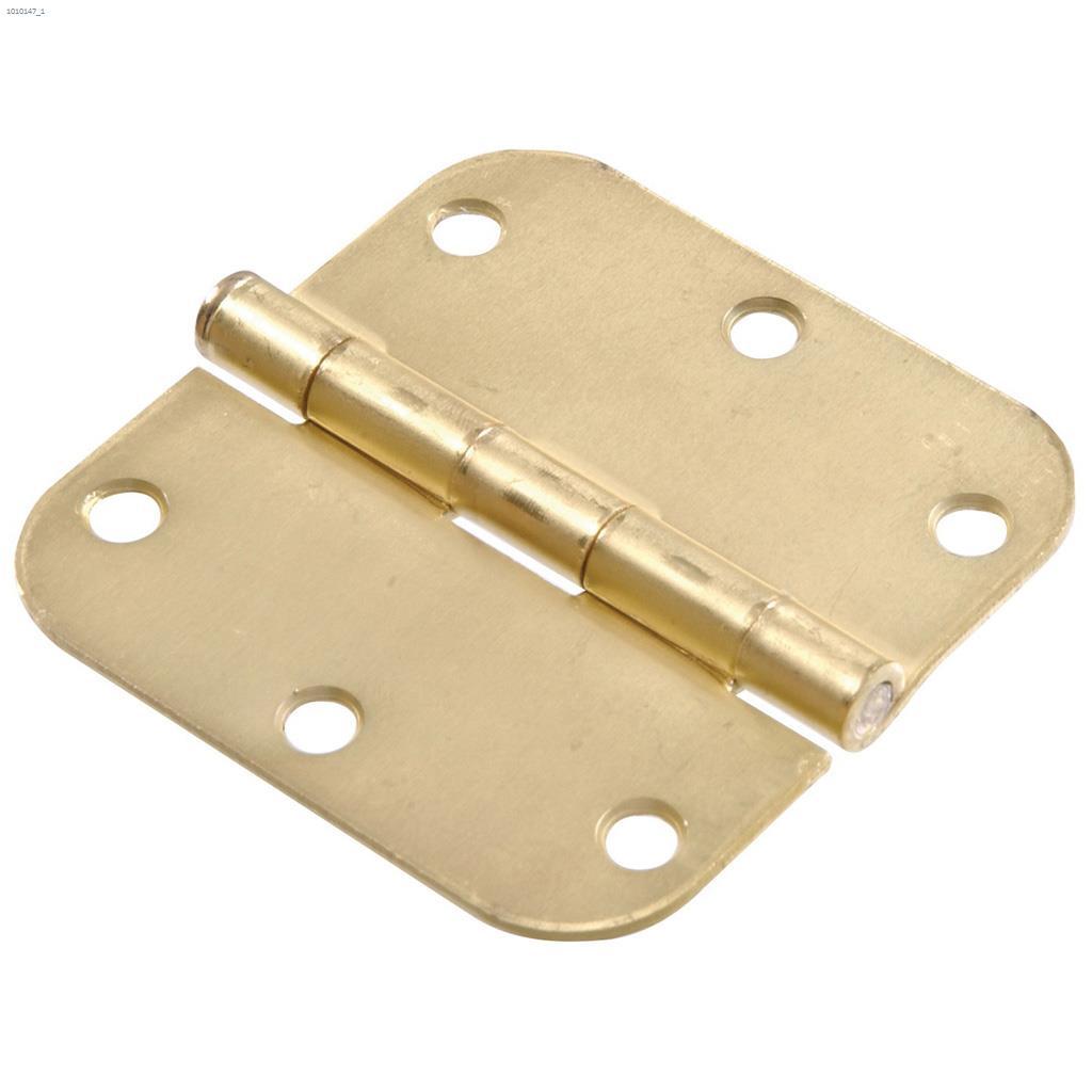 3-1/2" Satin Brass Full-Mortise Residential Door Butt Hinge