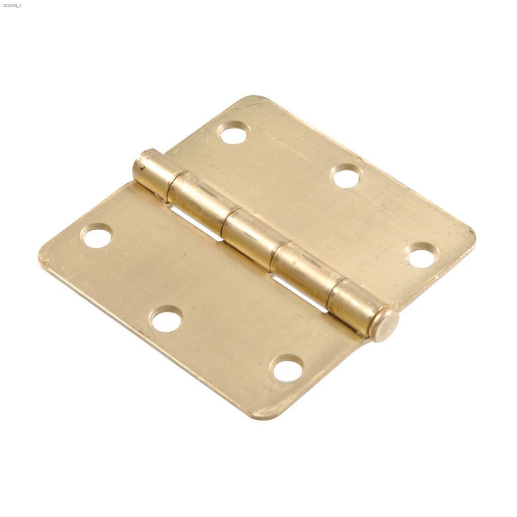 3-1/2" Satin Brass Full-Mortise Residential Door Butt Hinge
