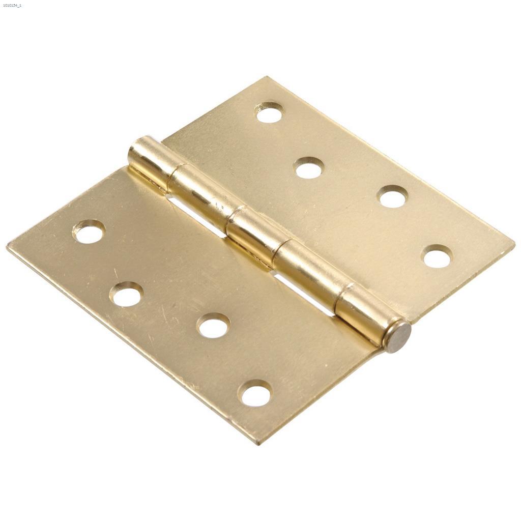 4" Satin Brass Full-Mortise Residential Door Butt Hinge