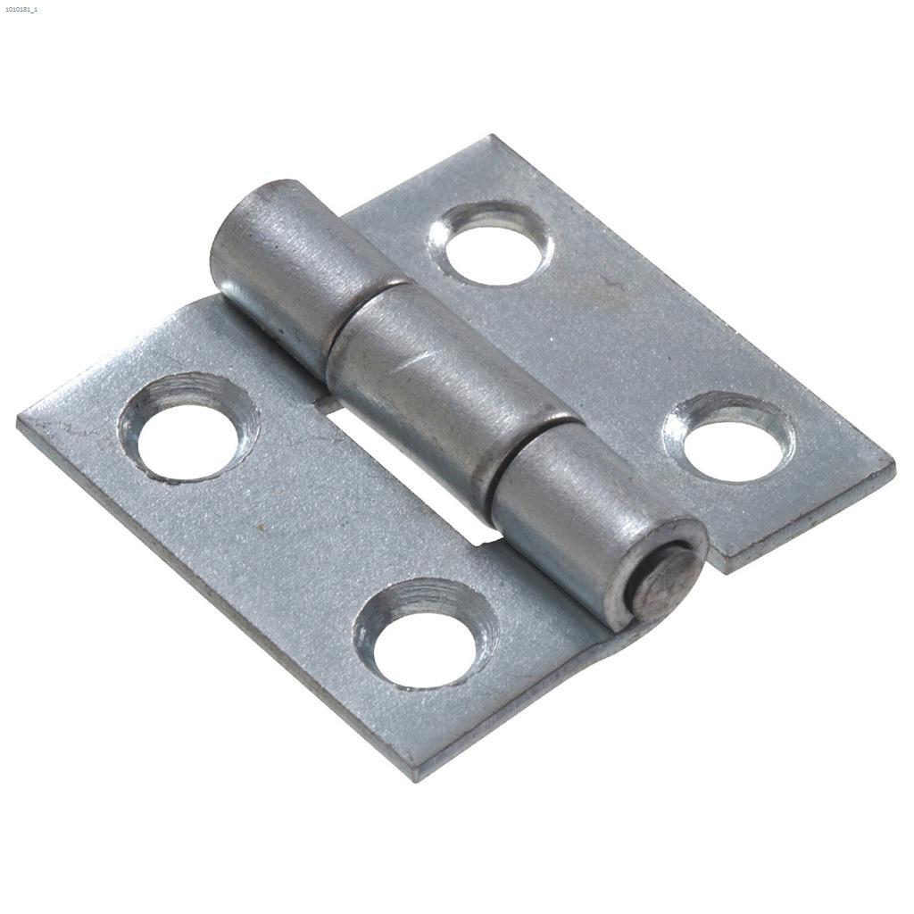 1-1/2" Zinc Plated Light Narrow Hinge-2/Pack