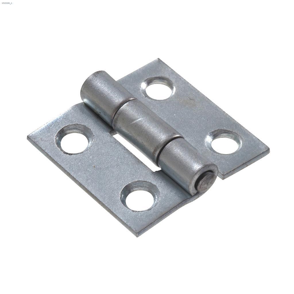 2" Zinc Plated Fixed Pin Light Narrow Hinge-2/Pack