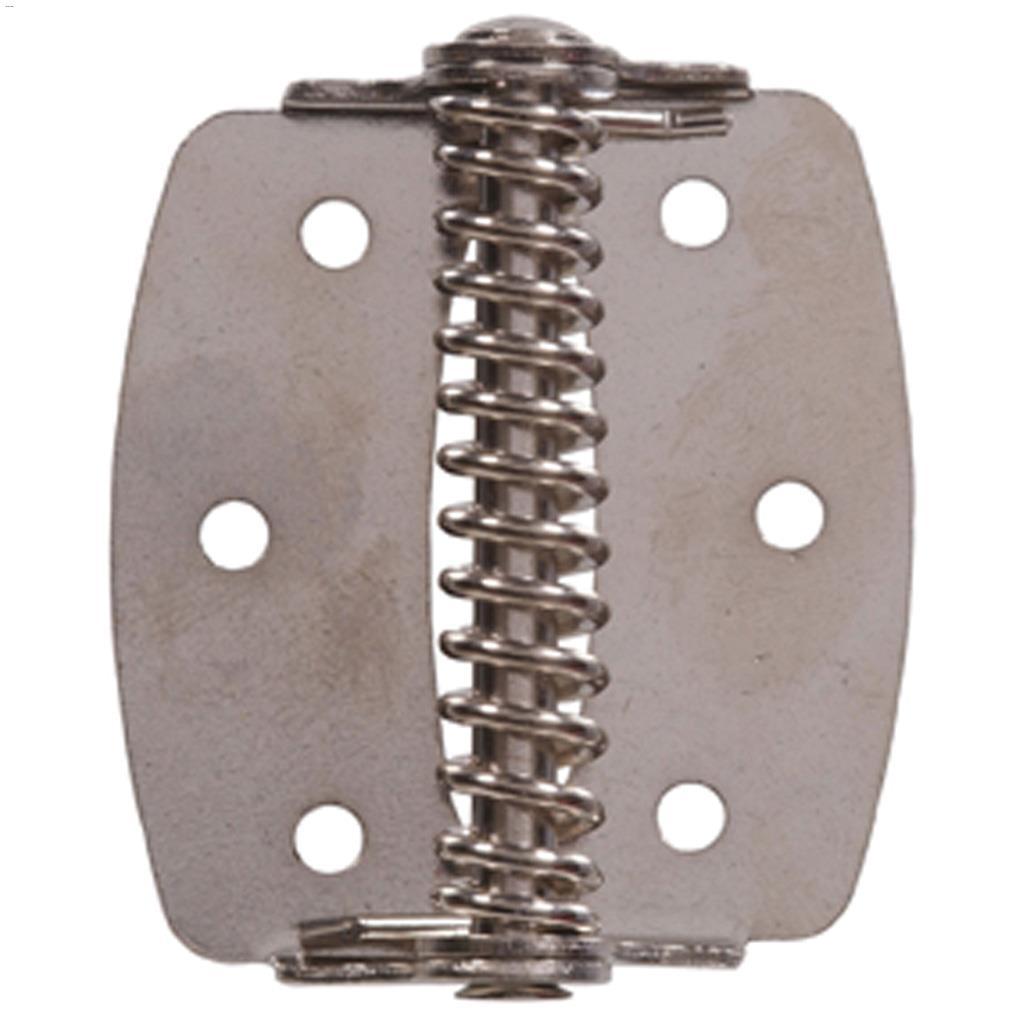 2" Nickel Plated Showcase Spring Hinge-2/Pack