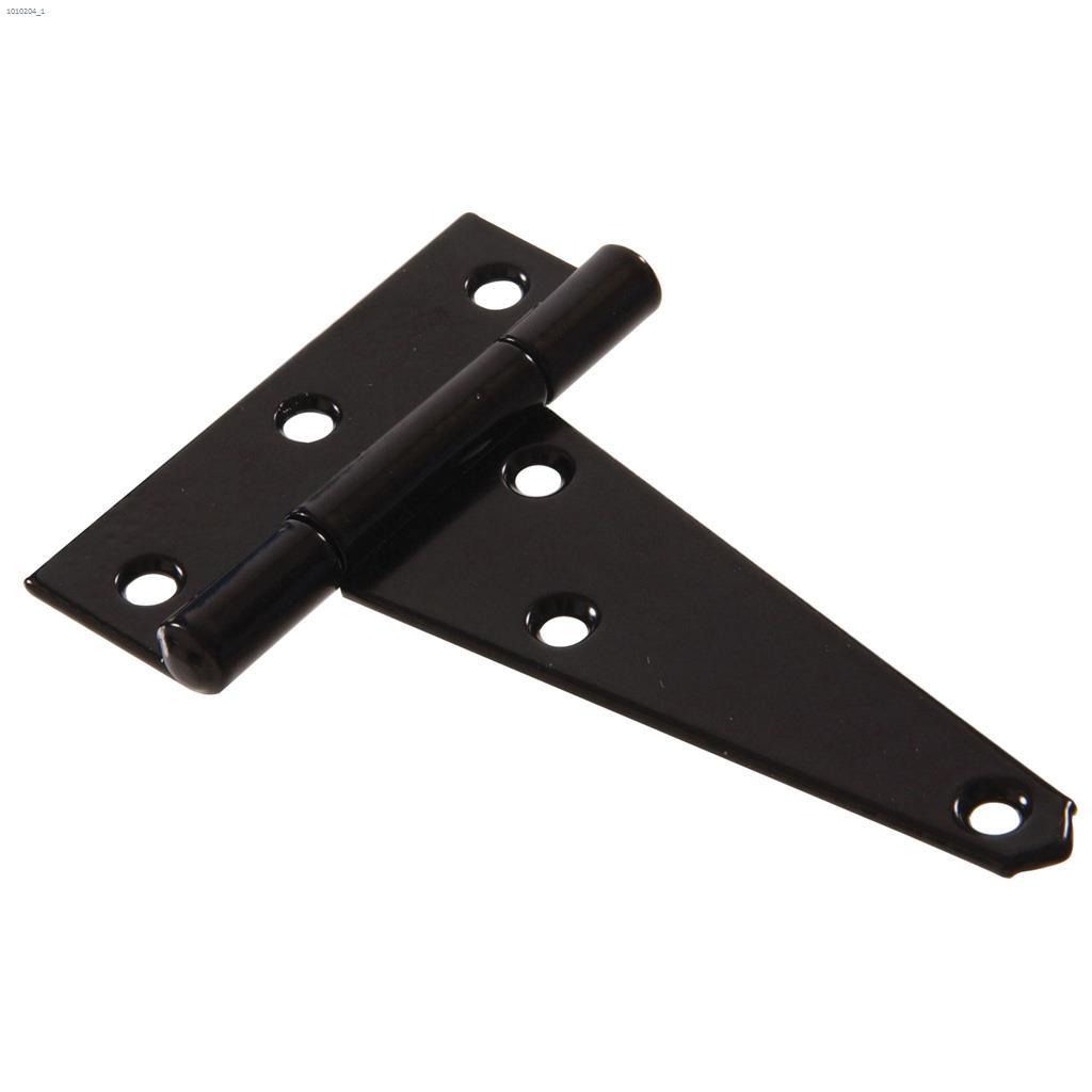 6" Black Heavy Duty T-Hinge