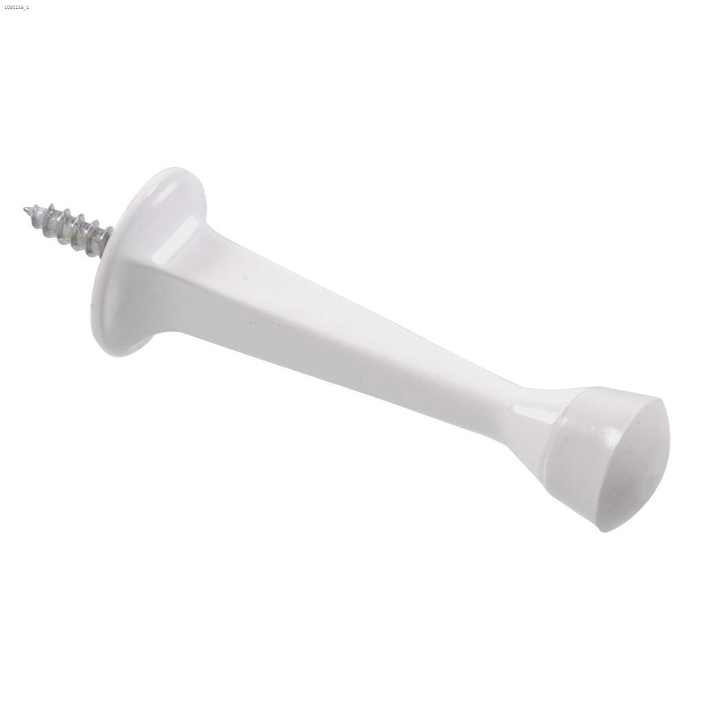 3" White Square Rigid Door Stop