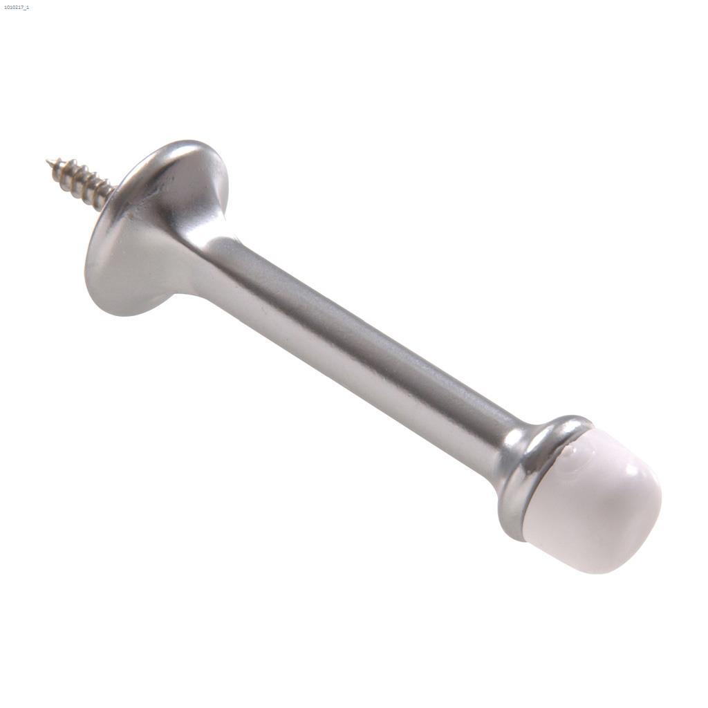 3" Satin Chrome Standard Rigid Door Stop-2/Pack