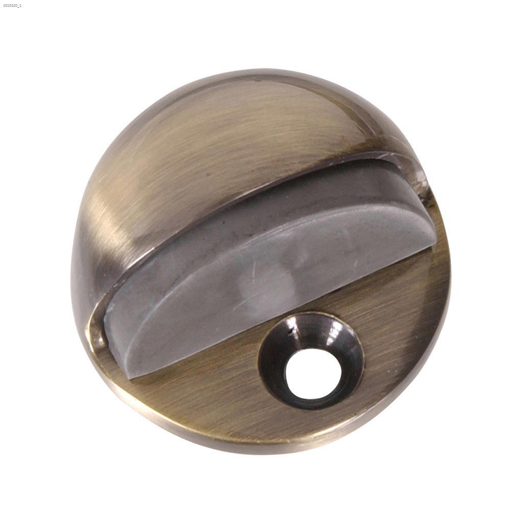 Antique Brass Low Dome Floor Door Stop