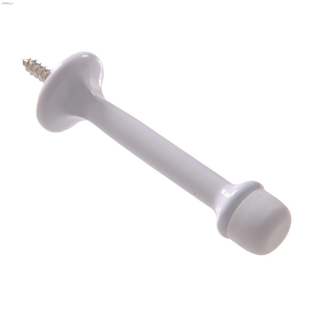 3" White Standard Rigid Door Stop-2/Pack