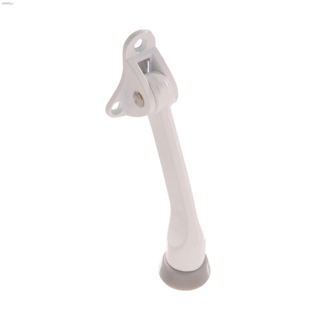 4" White Kickdown Door Stop