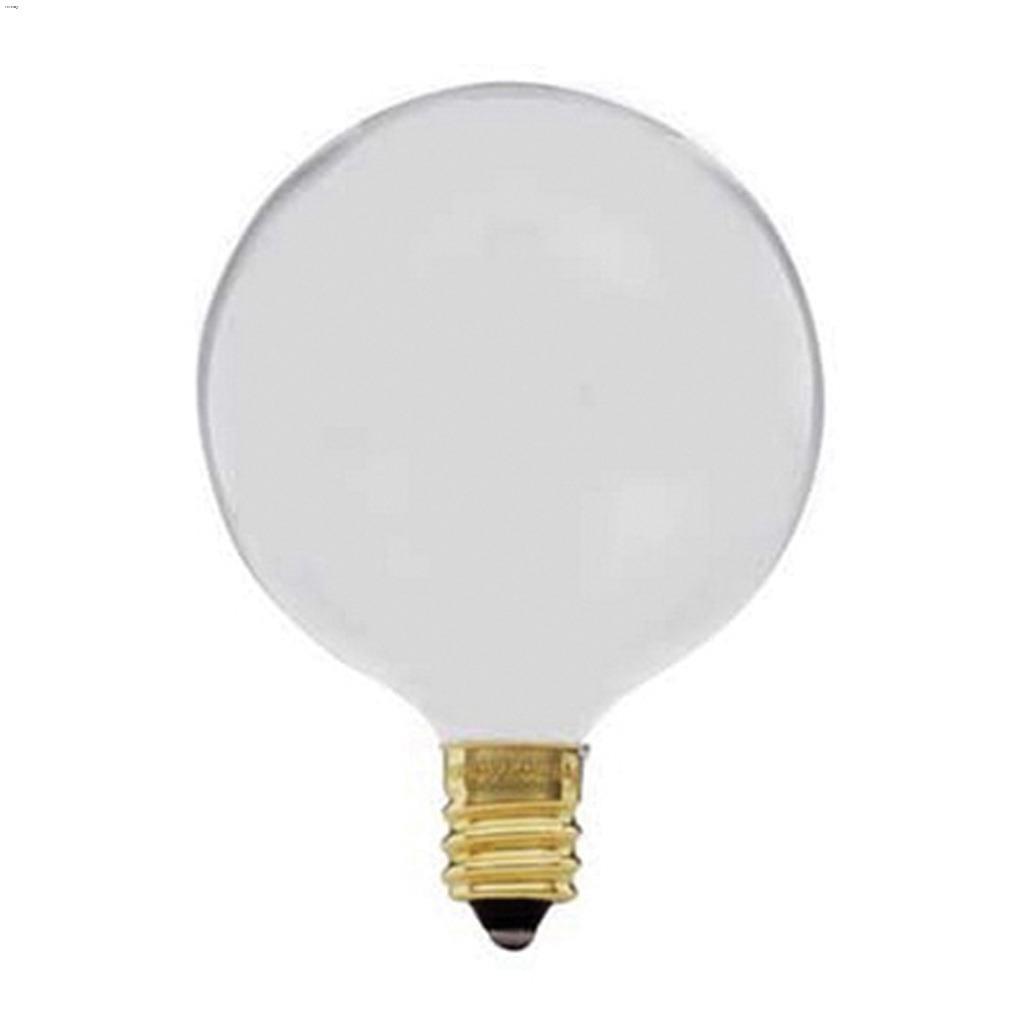 2 ampoules incandescentes blanc doux  40W Candelabra G16.5