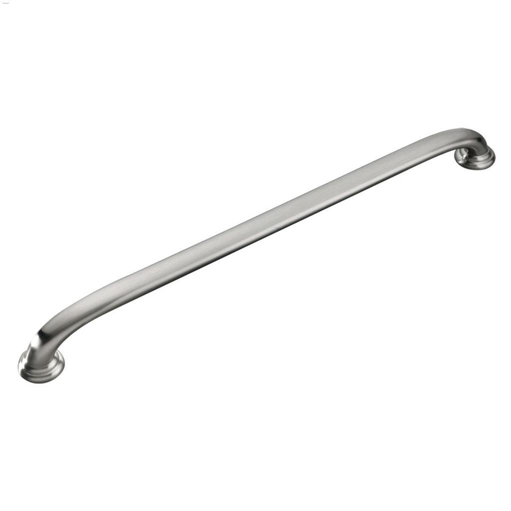 18" Poignée de porte d'appareil Zéphyr en nickel satiné