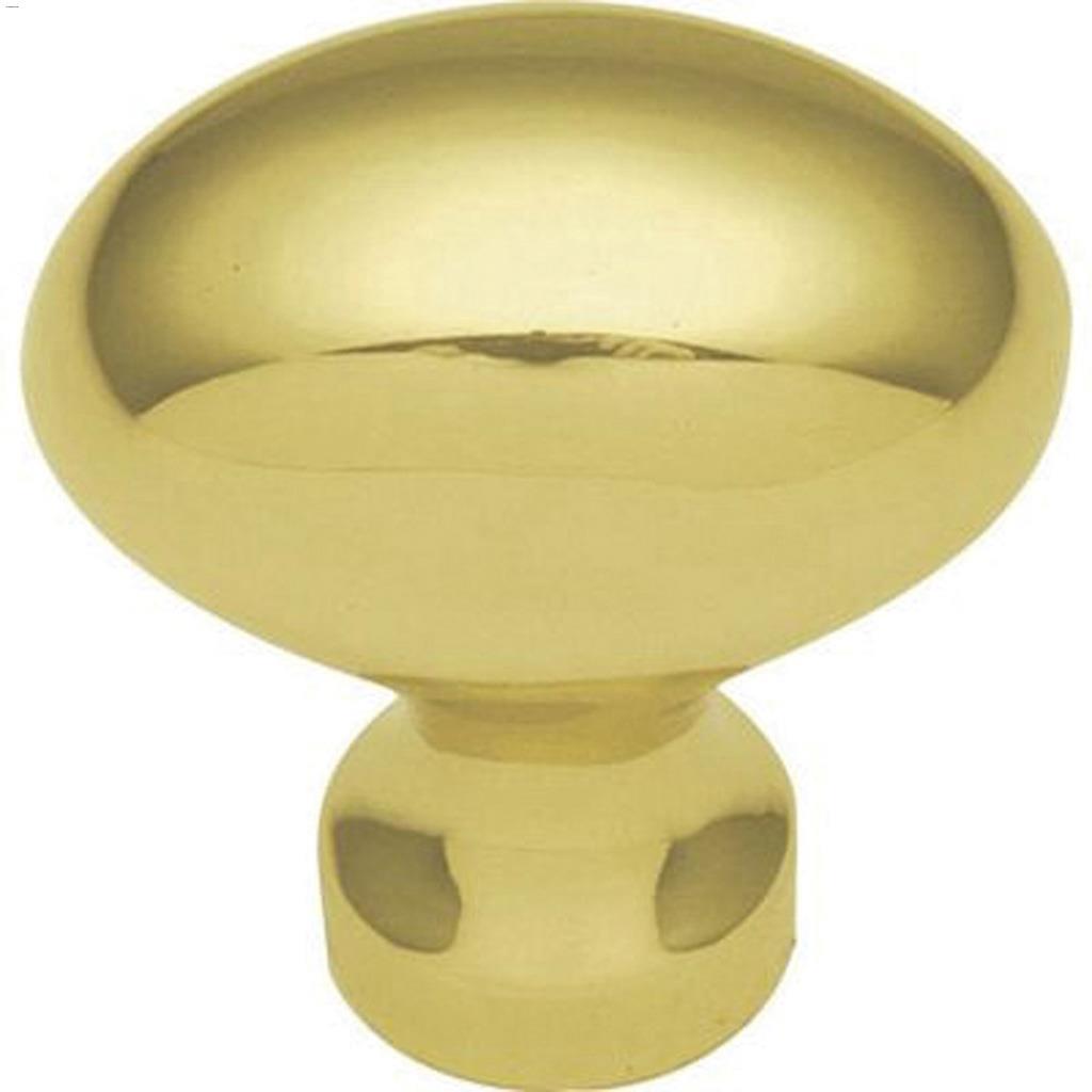 1-1/4" Polished Brass Power & Beauty Door Knob