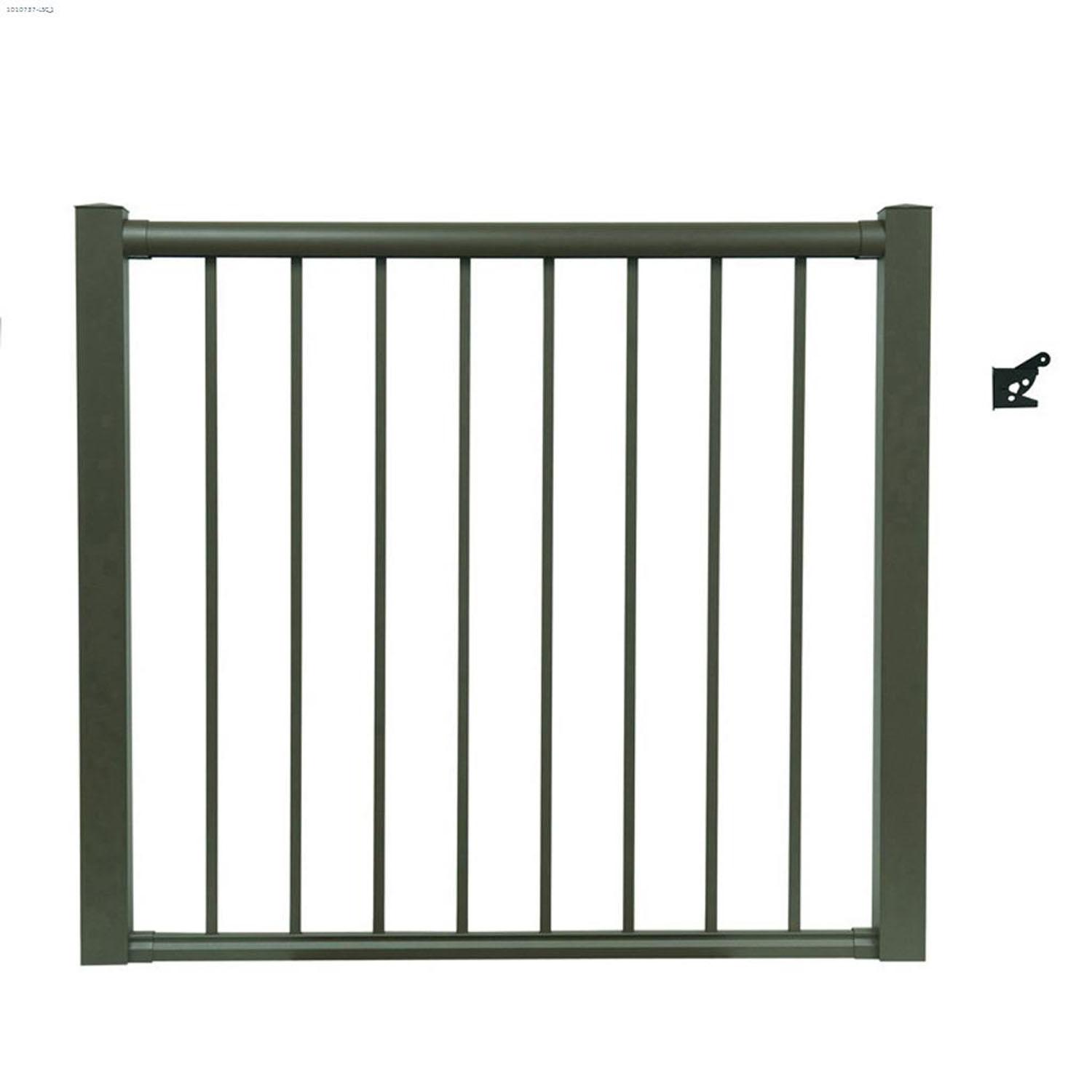 Porte à piquets droite 48 x 5/8 po