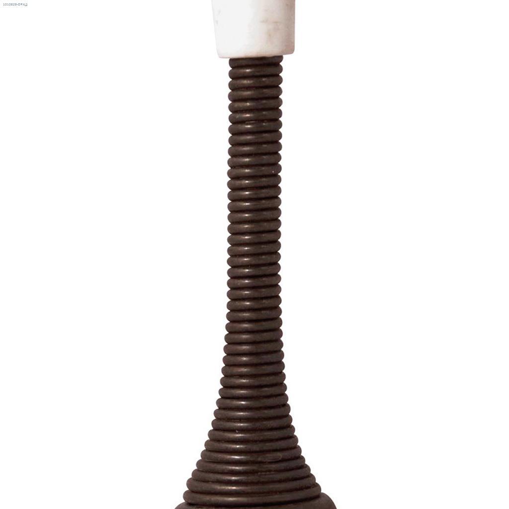 15/16" x 3-1/8" Oil Rubbed Brass Spring Door Stop