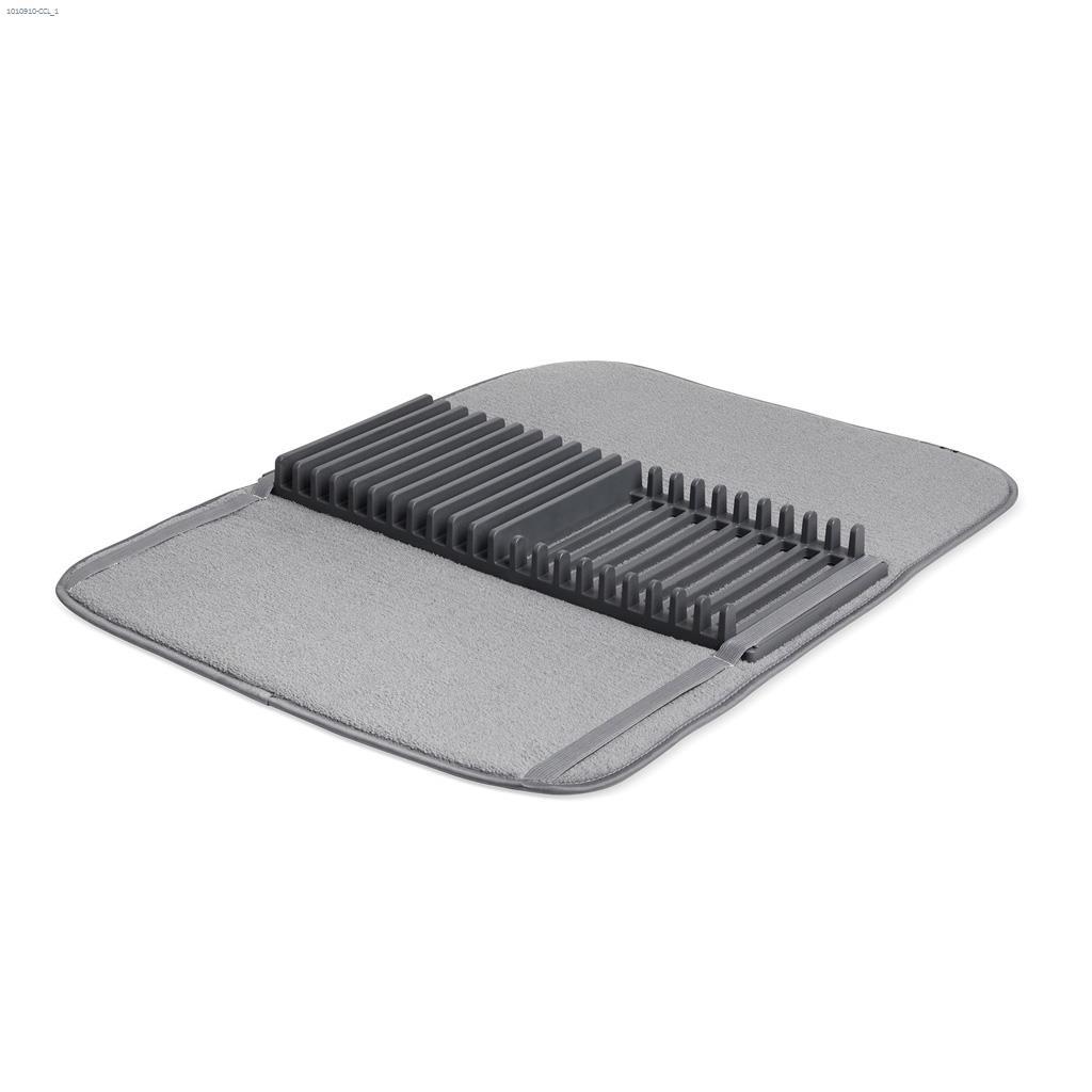 24" x 18" Charcoal Udry Drying Mat With Rack