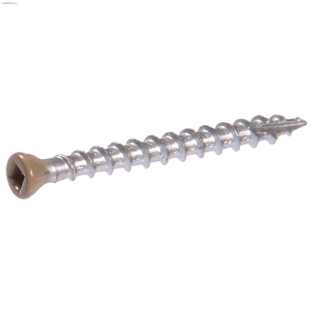 #7 x 2-1/4" Tan Trim Screw-35/Pack