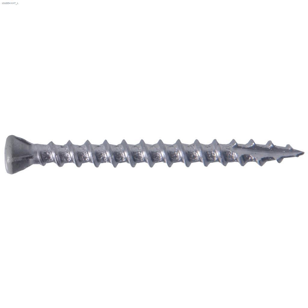 #7 x 3" White Trim Screw-25/Pack