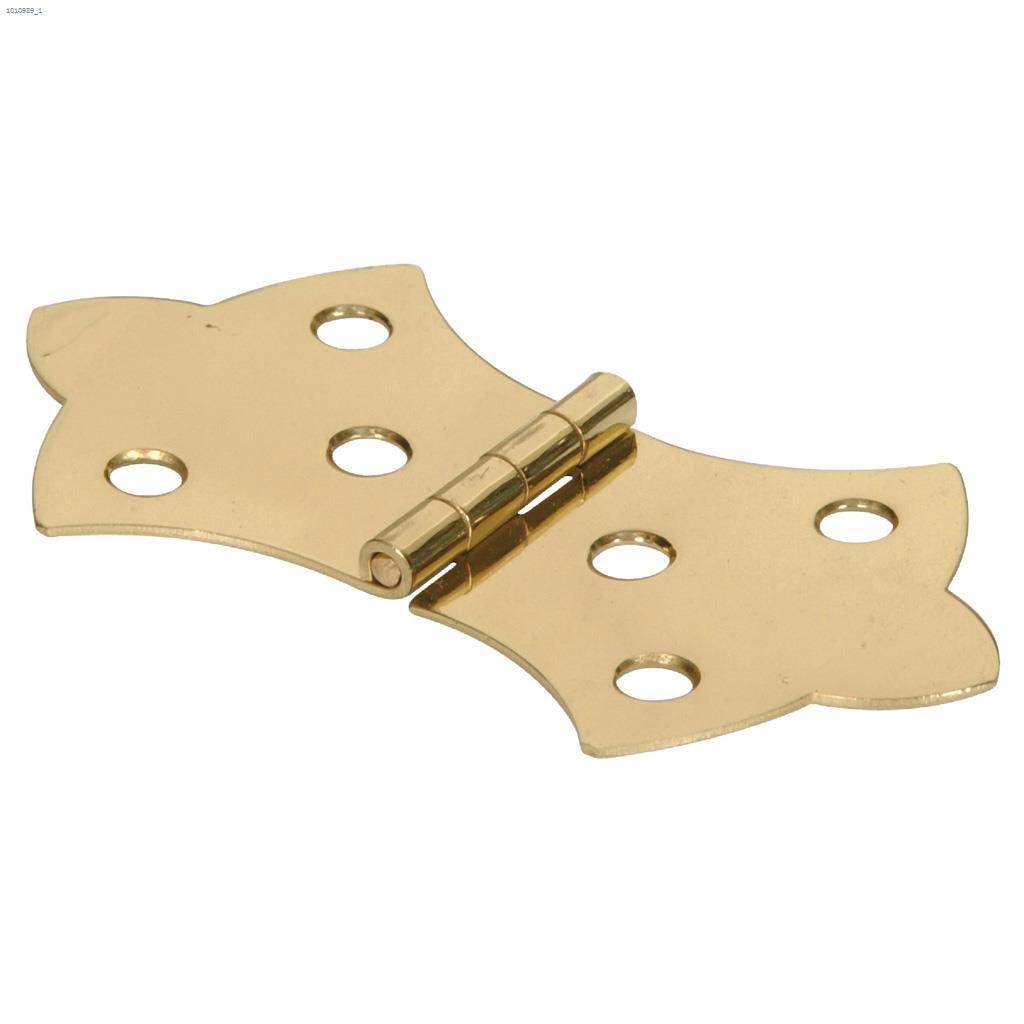 1-5/16" x 2-1/4" Solid Brass Decorative Hinge-2/Pack