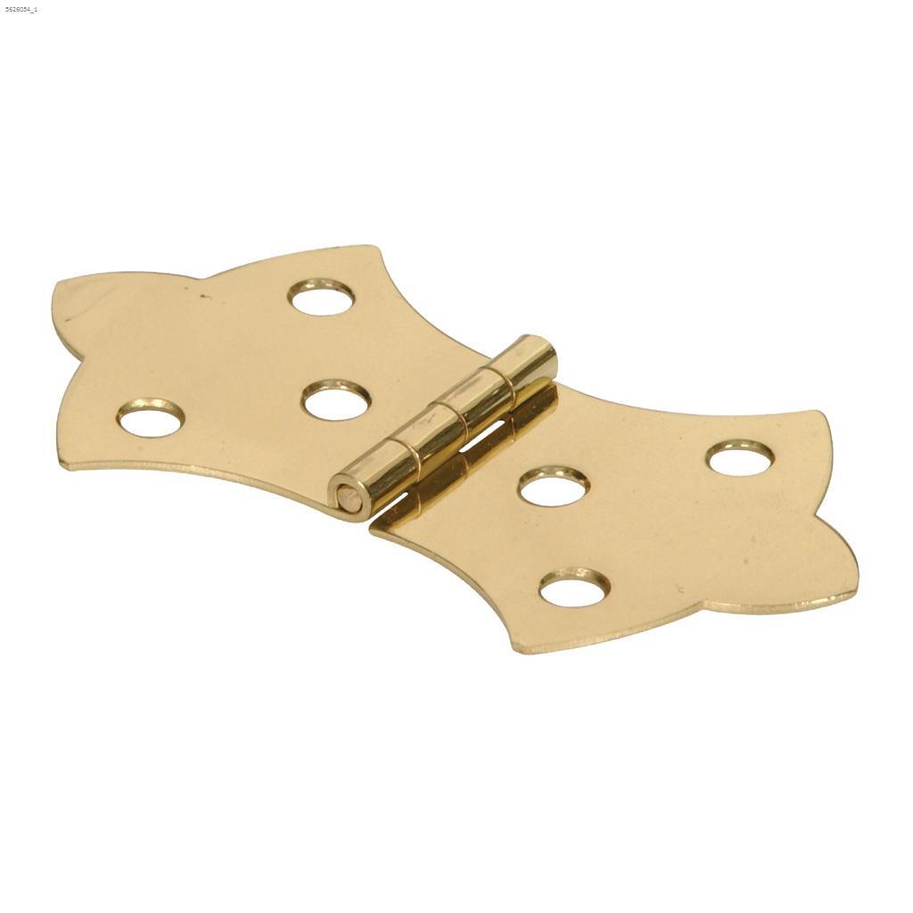 1-11/16" x 3-1/16" Solid Brass Decorative Hinge-2/Pack