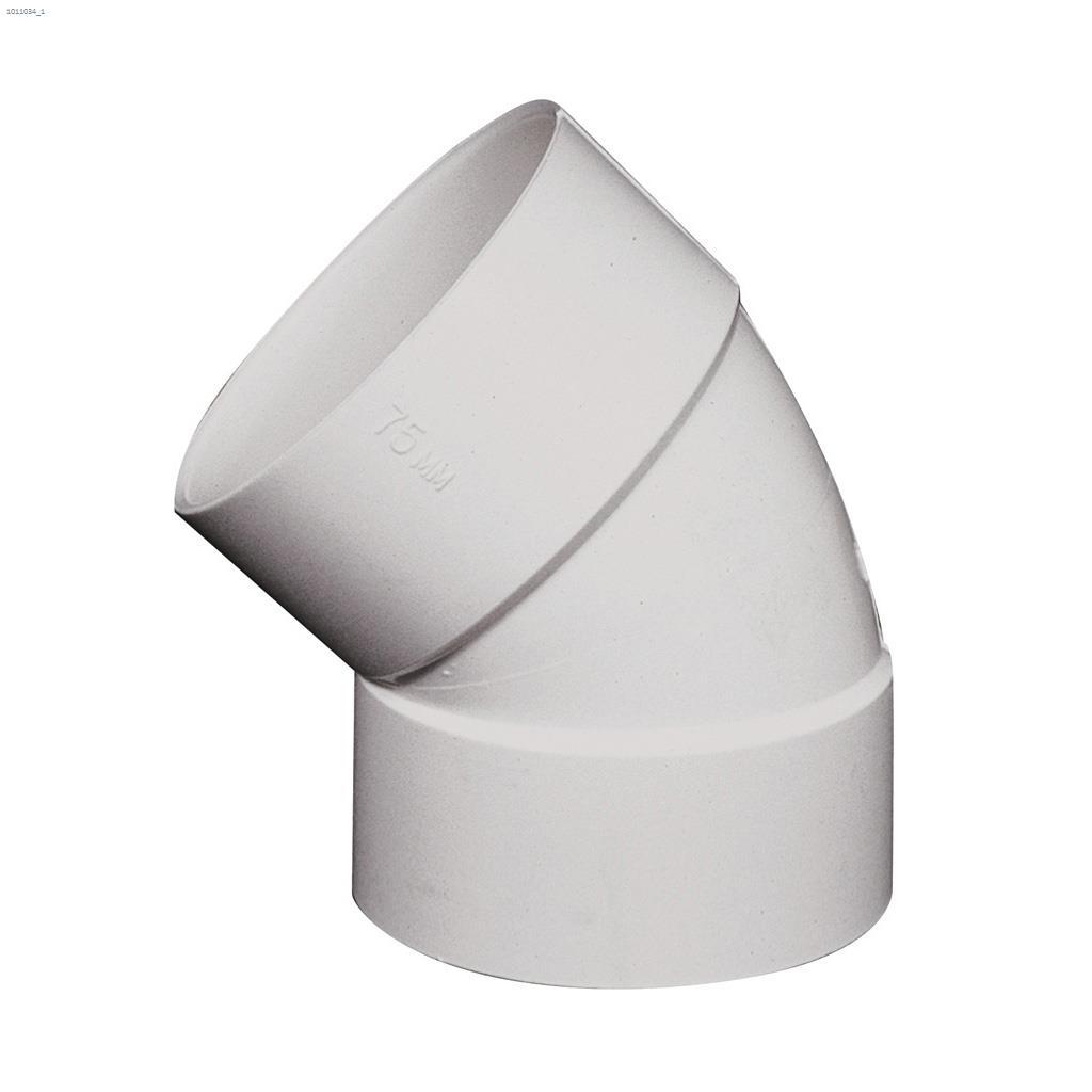 Coude d'égout à angle en 4" polychlorure de vinyle centre 45