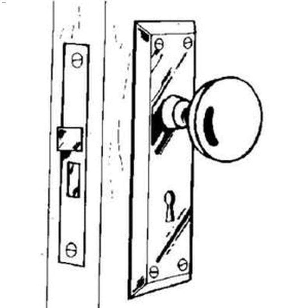 3" x 3-5/8" x 5/8" Satin Brass Capitol Mortise Lock