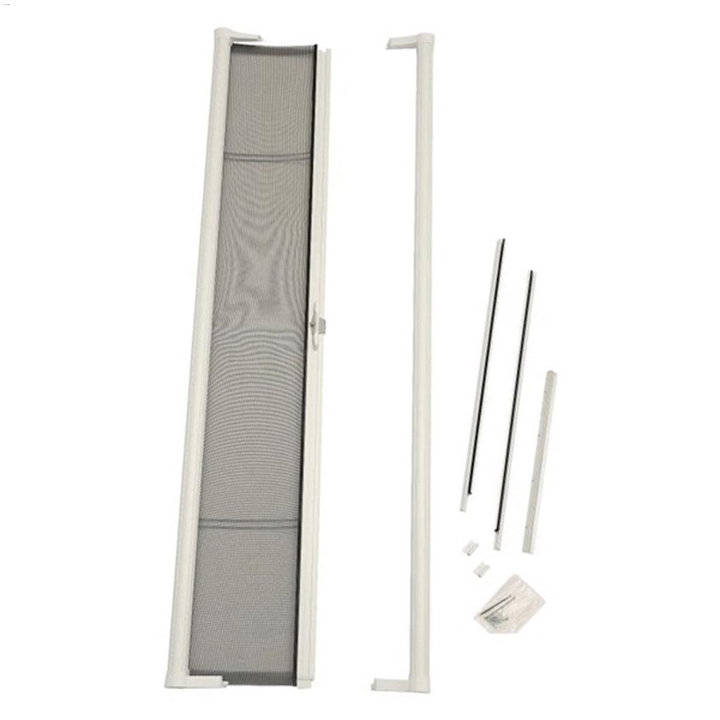 32 - 36" x 81-3/8" White Brisa Retractable Screen Door