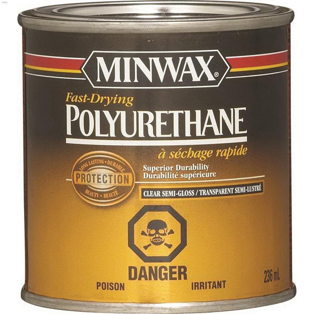 Teinture bois poly séchage rapide semi-brillant clair 236ml