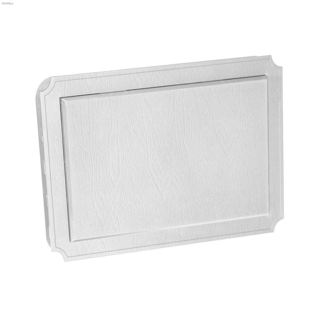 Duraflo 8.955" x 12.935" White Jumbo Block Scalloped