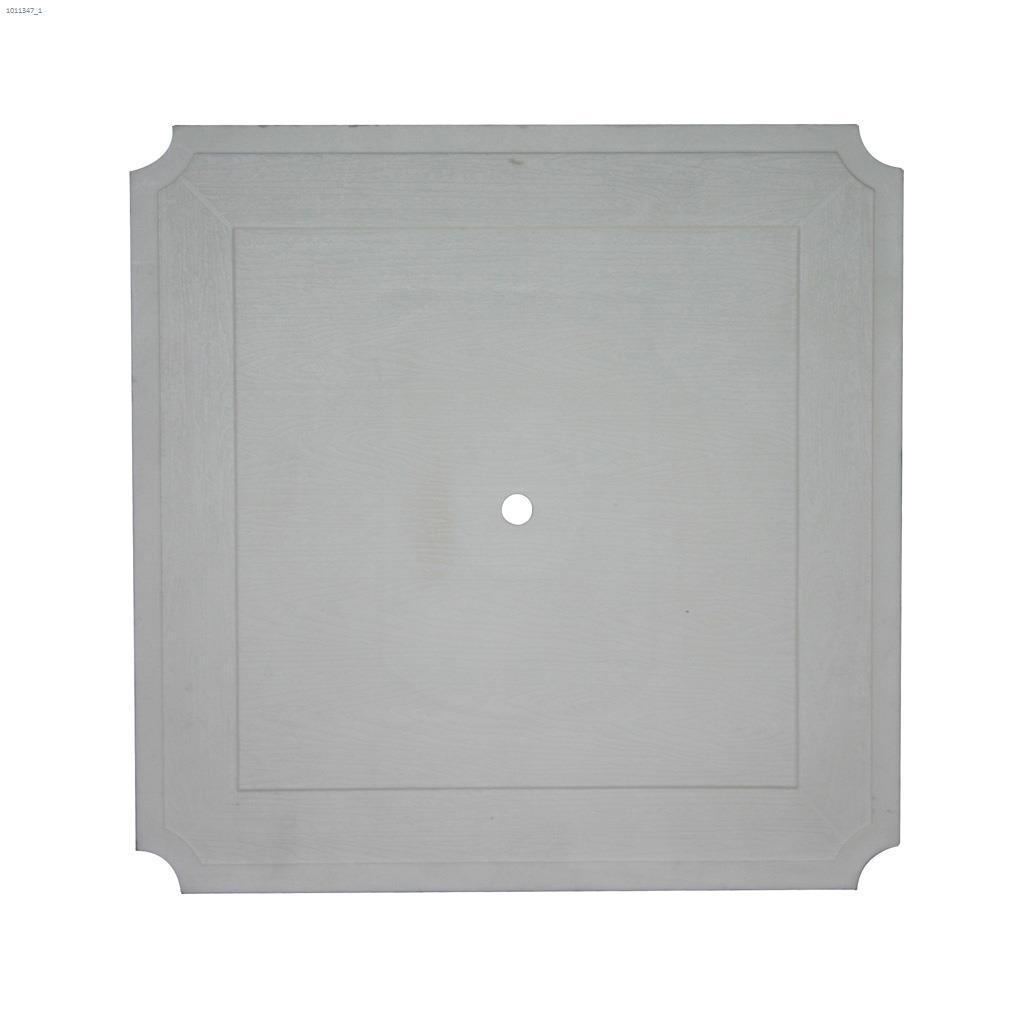 Duraflo 6.624" x 6.624" White Surface Series Block Scalloped